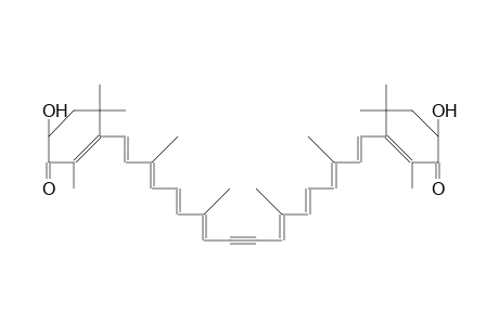 4,4'-Dioxo-3,3'-dihydroxy-15,15'-didehydro.beta.-carotene