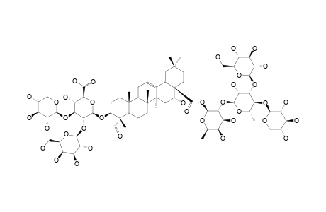 G1;3-O-BETA-[GALACTOPYRANOSYL-(1->2)-[XYLOPYRANOSYL-(1->3)]-GLUCURONOPYRANOSYL]-QUILLAIC-ACID-28-O-[GLUCOPYRANOSYL-(1->3)-[XYLOPYRANOSYL-(1->4)]-R