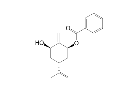 (1R,3R,5S)-3-Benzoyl-2-methylene-5-(prop-1-en-2-yl)cyclohexane-1-ol