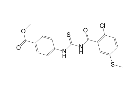 methyl 4-[({[2-chloro-5-(methylsulfanyl)benzoyl]amino}carbothioyl)amino]benzoate