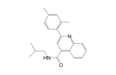 2-(2,4-dimethylphenyl)-N-isobutyl-4-quinolinecarboxamide