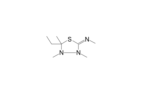 2-METHYLIMINO-3,4,5-TRIMETHYL-5-ETHYL-1,3,4-THIADIAZOLINE