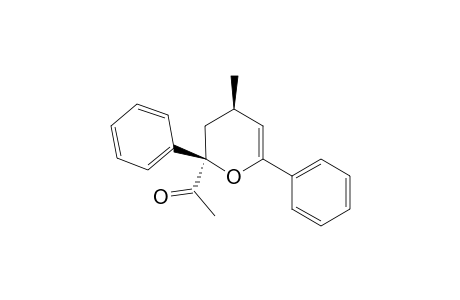 2-ACETYL-2,6-DIPHENYL-4-METHYL-3,4-DIHYDROPYRAN