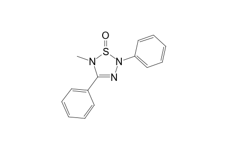 2,5-Dihydro-5-methyl-2,4-diphenyl-2H-1,2,3,5-thiatriazoe 1-oxide