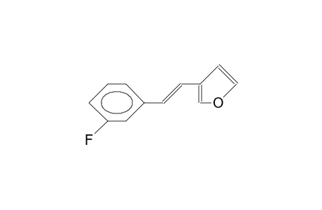 3-(3-Fluoro-styryl)-furan