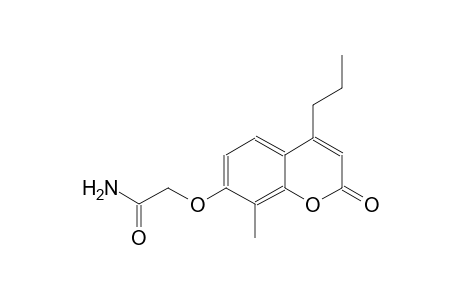 acetamide, 2-[(8-methyl-2-oxo-4-propyl-2H-1-benzopyran-7-yl)oxy]-