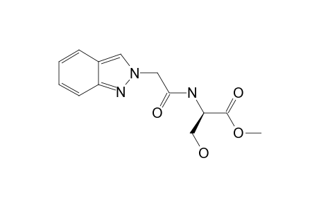 2-ACETYL-2H-INDAZOLE-L-SERINE-METHYLESTER