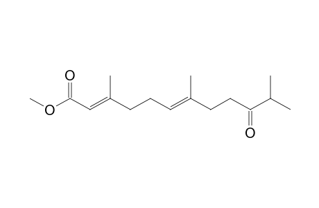 METHYL-(2-E,6-E)-10-OXO-3,7,11-TRI-METHYL-DODECA-2,6-DIENOATE