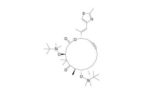 (4S,7R,8S,9S,16S)-4,8-bis[[tert-butyl(dimethyl)silyl]oxy]-5,5,7,9-tetramethyl-16-[(E)-1-(2-methyl-1,3-thiazol-4-yl)prop-1-en-2-yl]-1-oxacyclohexadec-13-yne-2,6-dione