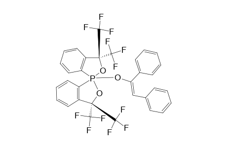 [TBPY-5-11]-1-(CIS-1,2-DIPHENYL)-ETHENOXY-3,3,3',3'-TETRAKIS-(TRIFLUOROMETHYL)-1,1'-SPIROBI-[3H,2,1,5-LAMBDA-BENZOXAPHOSPHOLE]