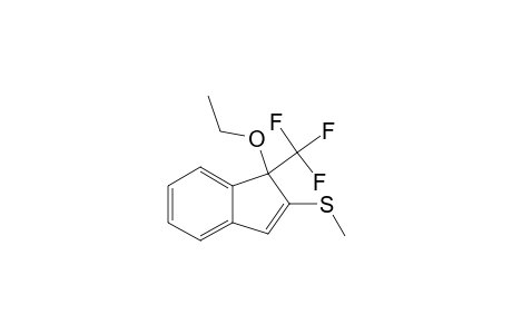 1-ETHOXY-2-(METHYLTHIO)-1-(TRIFLUOROMETHYL)-INDENE