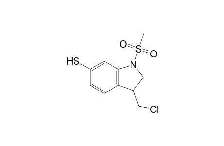 3-(chloromethyl)-1-(methylsulfonyl)-2,3-dihydro-1H-indol-6-yl hydrosulfide