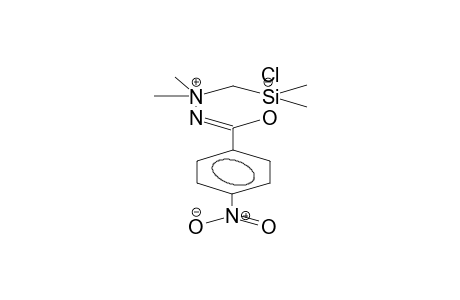 (O->SI)-CHLORO[1-(1,1-DIMETHYL-2-PARA-NITROBENZOYLHYDRAZONIUM)METHYL]DIMETHYLSILANE