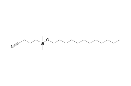 4-[(Dodecyloxy)(dimethyl)silyl]butanenitrile