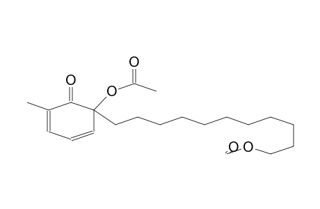 2,4-CYCLOHEXADIEN-1-ONE, 6-(ACETYLOXY)-6-K11-(FORMYLOXY)UNDECYL]-2-METHYL-