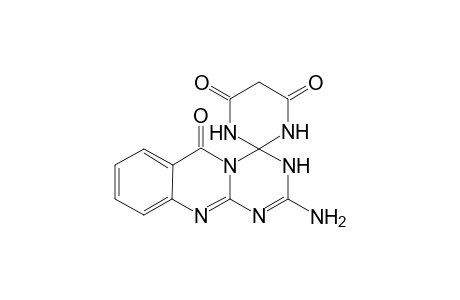 2-Amino-3,4-dihydro-6H-spiro[pyrimidine-[2',4]-[1,3,5]triazino[2,1-b]quinazolin]-4',6,6'-trione