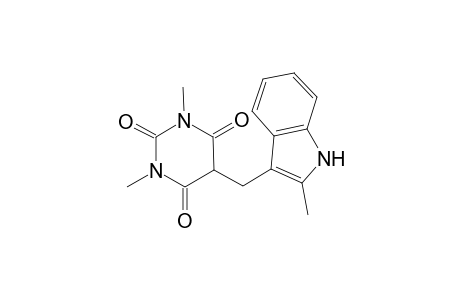 1,3-Dimethyl-5-(2-methyl-1H-indol-3-ylmethyl)-pyrimidine-2,4,6-trione