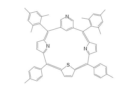 6,21-DIMESITYL-11,16-DI-PARA-TOLYL-24-THIA-3-AZA-META-BENZIPORPHYRIN