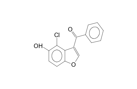 3-benzoyl-4-chloro-5-hydroxybenzofuran