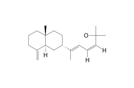 (3Z,5E)-2-METHYL-6-(4A'-METHYL-8'-METHYLENE-TRANS-PERHYDRONAPHTHALEN-2'-YL)-HEPTA-3,5-DIEN-2-OL