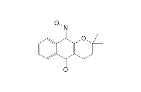 (10E)-2,2-DIMETHYL-3,4-DIHYDRO-2H-BENZO-[G]-CHROMENE-5,10-DIONE-10-OXIME