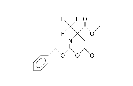 Methyl 2-benzyloxy-4,5-dihydro-4-trifluoromethyl-6-oxo-1,3-oxazine-4-carboxylate