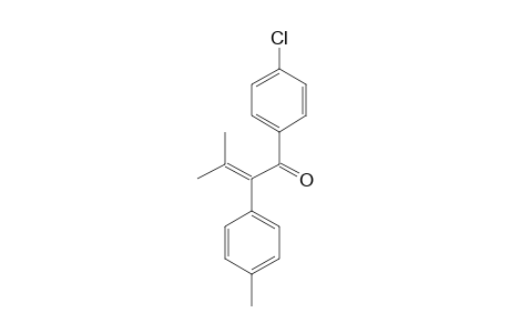 1-(4-CHLOROPHENYL)-3-METHYL-2-(4-METHYLPHENYL)-BUT-2-EN-1-ONE