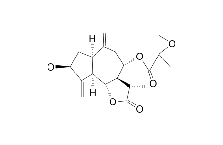 1-alpha-H,5-alpha-H,10-beta-H-GUAI-4(15),10(14)-DIEN-12,6-alpha-OLIDE,8-alpha-EPOXYMETHACRYLOYLOXY-3-beta-HYDROXY