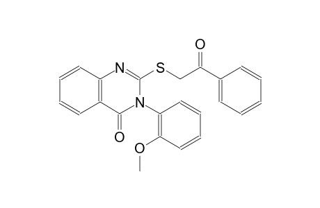 3-(2-methoxyphenyl)-2-[(2-oxo-2-phenylethyl)sulfanyl]-4(3H)-quinazolinone