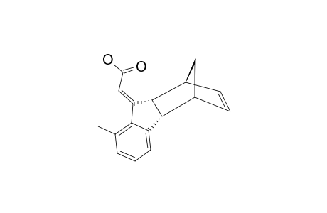 ENDO-(E)-(8'-METHYL-1',4',4A',9A'-TETRAHYDRO-1',4'-METHANO-9H-FLUOREN-9'-YLIDENE)-ETHANOIC-ACID