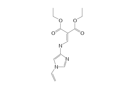 2-[(1-VINYL-1H-IMIDAZOL-4-YLAMINO)-METHYLENE]-MALONIC-ACID-DIETHYLETHER