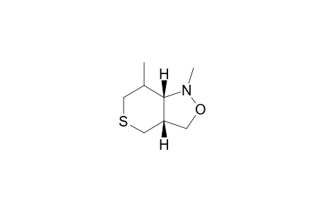 CIS-5,7-DIMETHYL-8-OXA-3-THIA-7-AZABICYCLO-[4.3.0]-NONANE