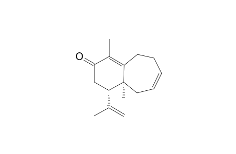 (+)-(1S,11S)-1,8-DIMETHYL-11-ISOPROPENYLBICYCLO-[5.4.0]-UNDECA-3,7-DIENE-9-ONE