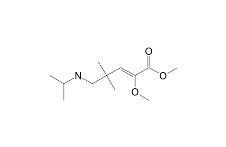 Z-METHYL-4,4-DIMETHYL-5-ISOPROPYLAMINOPENT-2-METHOXYPENT-2-ENOATE