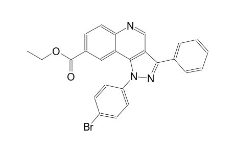 ethyl 1-(4-bromophenyl)-3-phenyl-1H-pyrazolo[4,3-c]quinoline-8-carboxylate