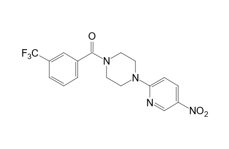 1-(5-NITRO-2-PYRIDYL)-4-(alpha,alpha,alpha-TRIFLUORO-m-TOLUOYL)PIPERAZINE