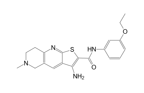 3-amino-N-(3-ethoxyphenyl)-6-methyl-5,6,7,8-tetrahydrothieno[2,3-b][1,6]naphthyridine-2-carboxamide