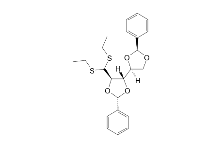 2,3-(R):4,5-(R)-DI-O-BENZYLIDENE-D-ARABINOSE-DIETHYL-DITHIOACETAL