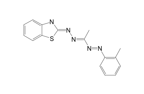 1-(2-METHYLPHENYL)-3-METHYL-5-(2-BENZOTHIAZOLYL)-FORMAZAN