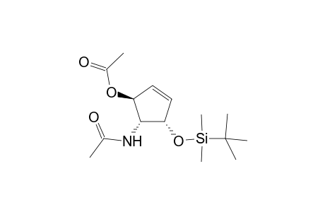 (3S,4R,5S)-5-Acetoxy-4-acylamino-3-tert-butyldimethylsilyloxy-1-cyclopentene