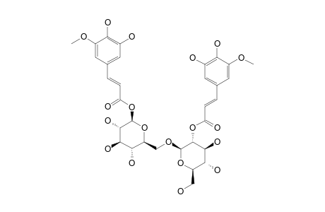 1,2'-DI-(3'',4''-DIHYDROXY-5''-METHOXY)-O-TRANS-CINNAMOYL-GENTIOBIOSE