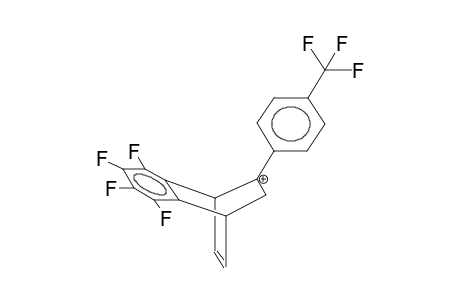 5-(PARA-TRIFLUOROMETHYLPHENYL)-2,3-TETRAFLUOROBENZOBICYCLO[2.2.2]OCTA-2,7-DIEN-5-YL CATION