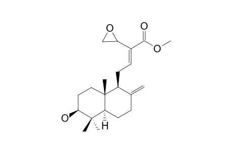 METHYL-14-XI,15-EPOXY-3-BETA-HYDROXY-8(17),(12E)-LABDADIEN-16-OATE