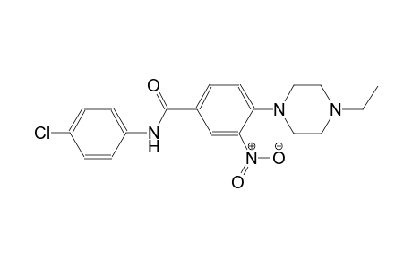 benzamide, N-(4-chlorophenyl)-4-(4-ethyl-1-piperazinyl)-3-nitro-