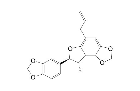 REL-(7S,8S)-DELTA-(8')-(3',4')-BISMETHYLENEDIOXY-7.O.2',8.3'-NEOLIGNAN