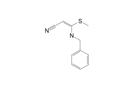 (E)-3-(benzylamino)-3-(methylthio)acrylonitrile