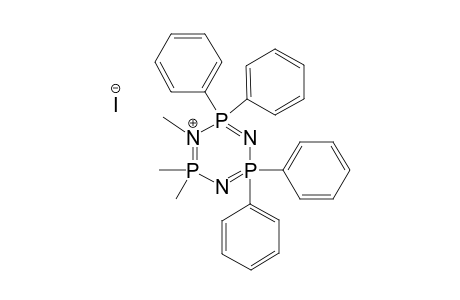 GEM-DIMETHYL-TETRAPHENYL-CYCLOTRIPHOSPHAZENE-METHIODIDE