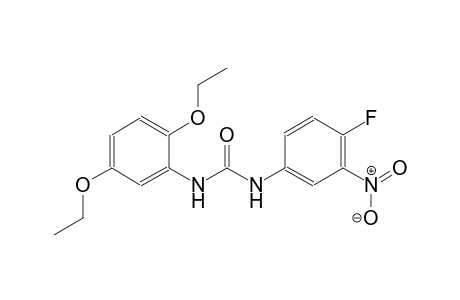 N-(2,5-diethoxyphenyl)-N'-(4-fluoro-3-nitrophenyl)urea