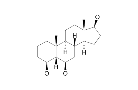 4-BETA,6-BETA,17-BETA-TRIHYDROXY-5-BETA-ANDROSTANE;5-BETA-ANDROSTANE-4-BETA,6-BETA,17-BETA-TRIOL