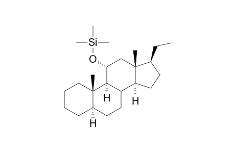 11-ALPHA-TRIMETHYLSILYLOXY-5-ALPHA-PREGNANE